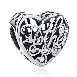 ELESHE Romantic Custom Photo Heart Charms fit Original Pandora Bracelet 925 Sterling Silver Beads DIY Original Jewelry Making