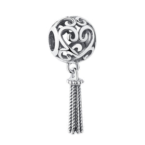 ELESHE Original 925 Sterling Silver Charms Fit Pandora Charm Bracelets Fashion Jewelry DIY I LOVE READING Book Charm Beads