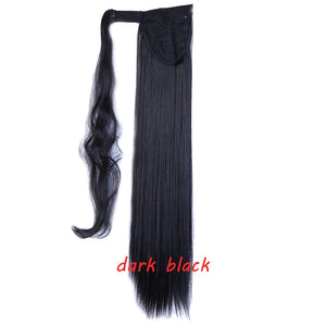 s-noilite 23 "Longs Bouclés Clip Dans La Queue De Cheveux