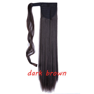 s-noilite 23 "Longs Bouclés Clip Dans La Queue De Cheveux