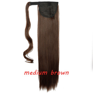 s-noilite 23 "Longs Bouclés Clip Dans La Queue De Cheveux