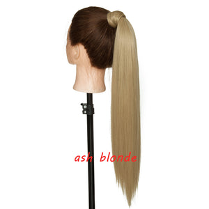 s-noilite 23 "Longs Bouclés Clip Dans La Queue De Cheveux