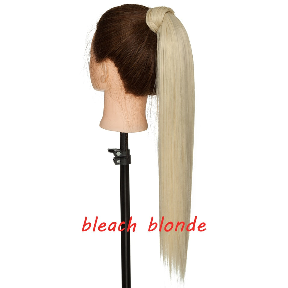 s-noilite 23 "Longs Bouclés Clip Dans La Queue De Cheveux