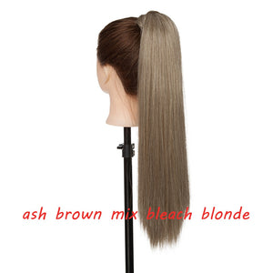 s-noilite 23 "Longs Bouclés Clip Dans La Queue De Cheveux