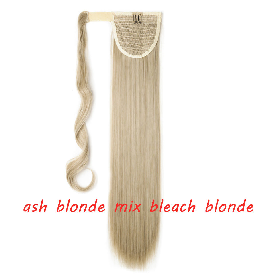 s-noilite 23 "Longs Bouclés Clip Dans La Queue De Cheveux