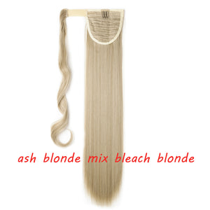 s-noilite 23 "Longs Bouclés Clip Dans La Queue De Cheveux