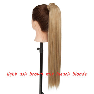 s-noilite 23 "Longs Bouclés Clip Dans La Queue De Cheveux