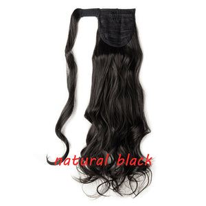 s-noilite 23 "Longs Bouclés Clip Dans La Queue De Cheveux