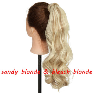 s-noilite 23 "Longs Bouclés Clip Dans La Queue De Cheveux