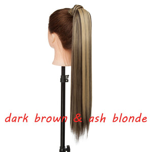 s-noilite 23 "Longs Bouclés Clip Dans La Queue De Cheveux