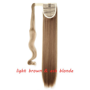s-noilite 23 "Longs Bouclés Clip Dans La Queue De Cheveux