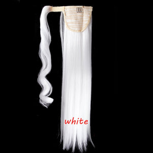s-noilite 23 "Longs Bouclés Clip Dans La Queue De Cheveux