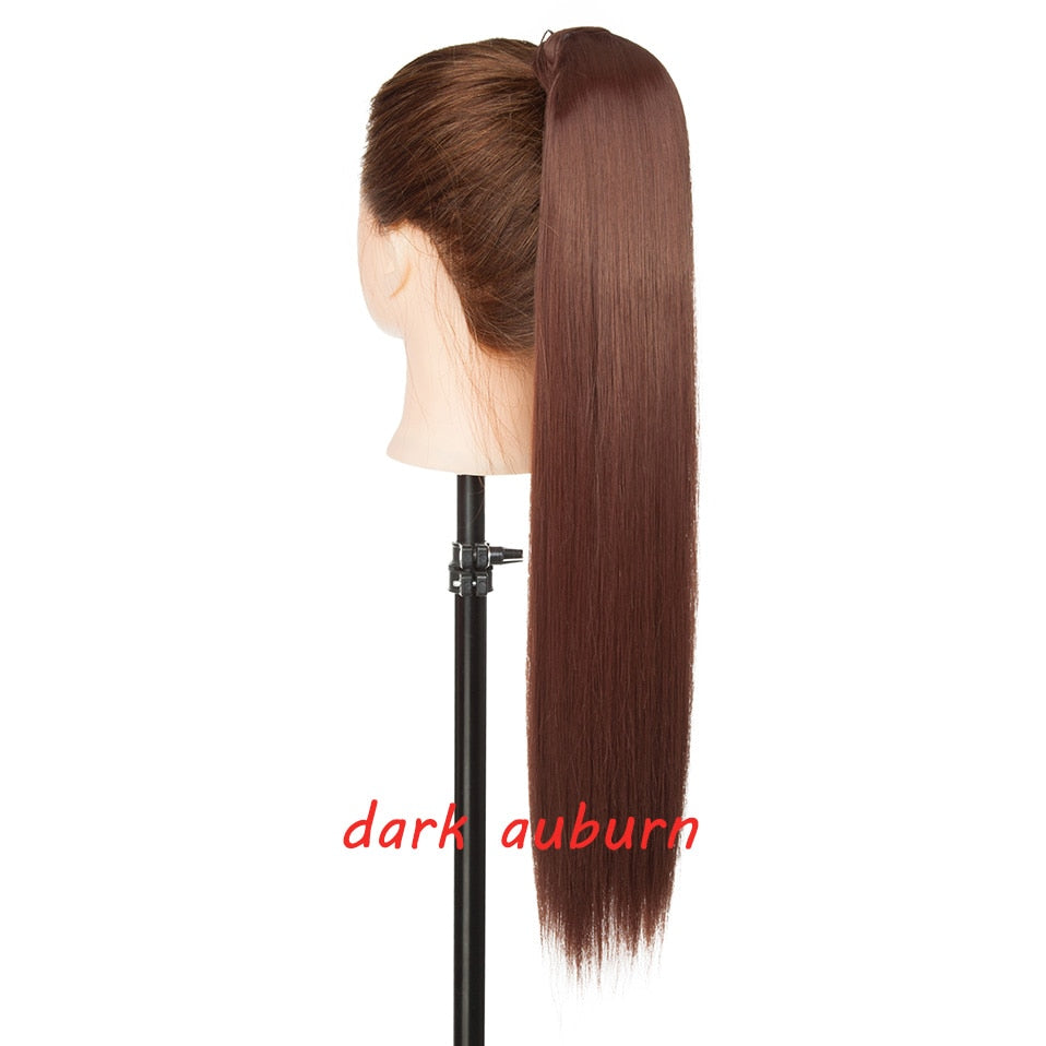 s-noilite 23 "Longs Bouclés Clip Dans La Queue De Cheveux