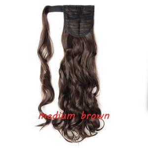 s-noilite 23 "Longs Bouclés Clip Dans La Queue De Cheveux