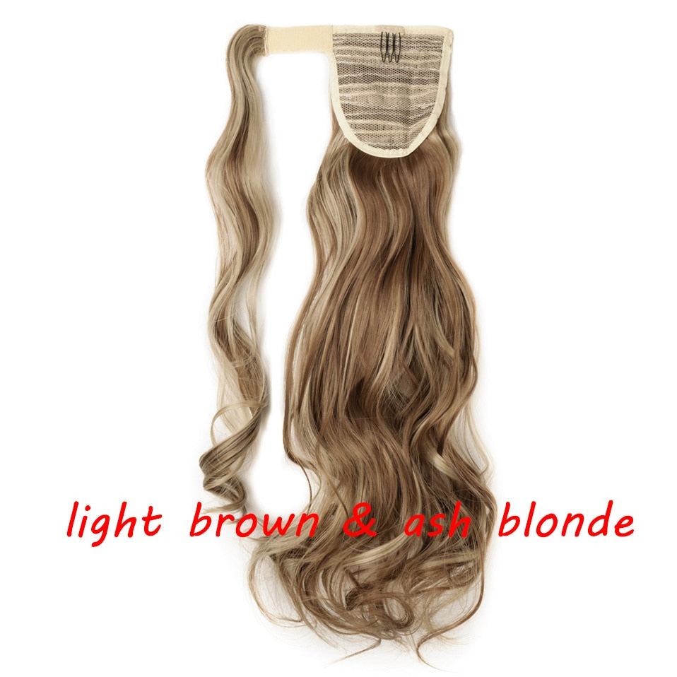 s-noilite 23 "Longs Bouclés Clip Dans La Queue De Cheveux