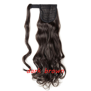 s-noilite 23 "Longs Bouclés Clip Dans La Queue De Cheveux