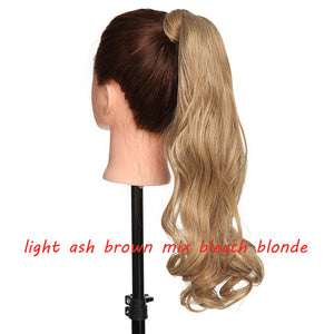 s-noilite 23 "Longs Bouclés Clip Dans La Queue De Cheveux