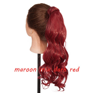 s-noilite 23 "Longs Bouclés Clip Dans La Queue De Cheveux