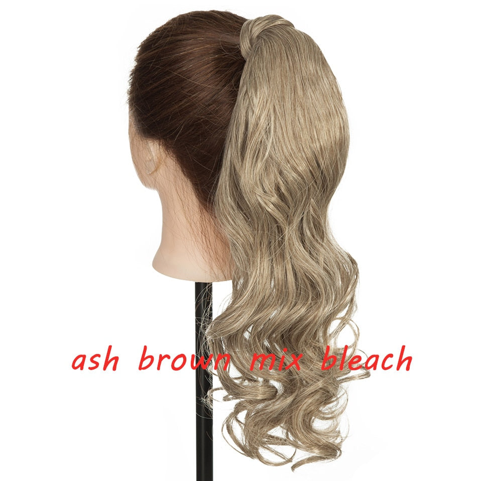 s-noilite 23 "Longs Bouclés Clip Dans La Queue De Cheveux