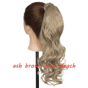 s-noilite 23 "Longs Bouclés Clip Dans La Queue De Cheveux