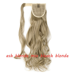 s-noilite 23 "Longs Bouclés Clip Dans La Queue De Cheveux