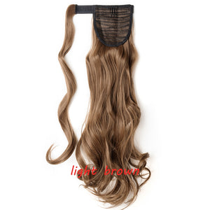 s-noilite 23 "Longs Bouclés Clip Dans La Queue De Cheveux