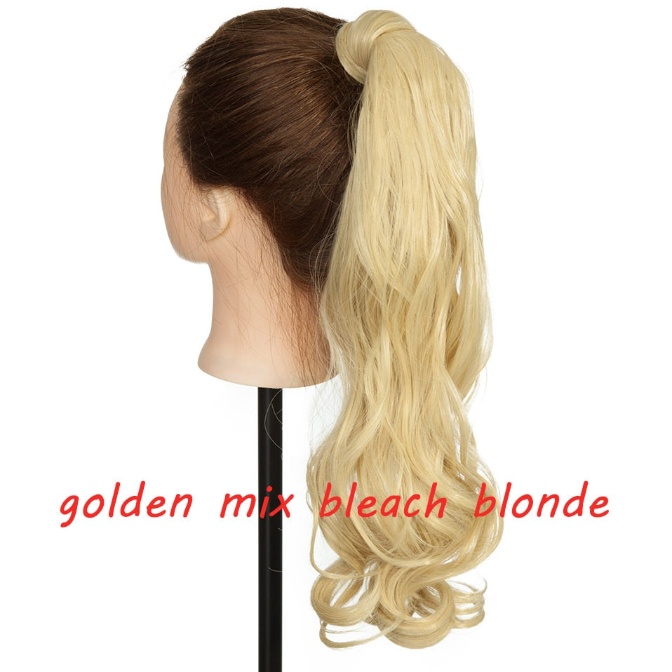 s-noilite 23 "Longs Bouclés Clip Dans La Queue De Cheveux