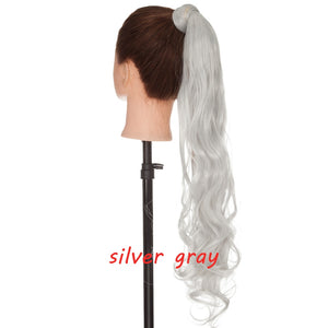s-noilite 23 "Longs Bouclés Clip Dans La Queue De Cheveux