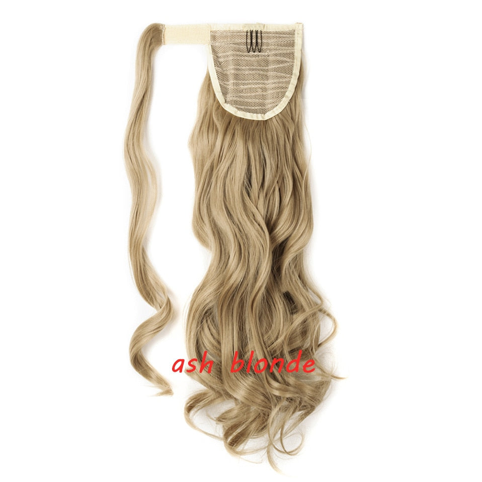 s-noilite 23 "Longs Bouclés Clip Dans La Queue De Cheveux