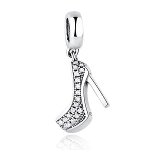 ELESHE Original 925 Sterling Silver Charms Fit Pandora Charm Bracelets Fashion Jewelry DIY I LOVE READING Book Charm Beads