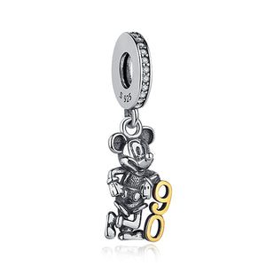 ELESHE Original 925 Sterling Silver Charms Fit Pandora Charm Bracelets Fashion Jewelry DIY I LOVE READING Book Charm Beads