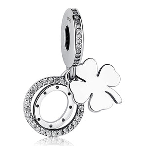 ELESHE Original 925 Sterling Silver Charms Fit Pandora Charm Bracelets Fashion Jewelry DIY I LOVE READING Book Charm Beads