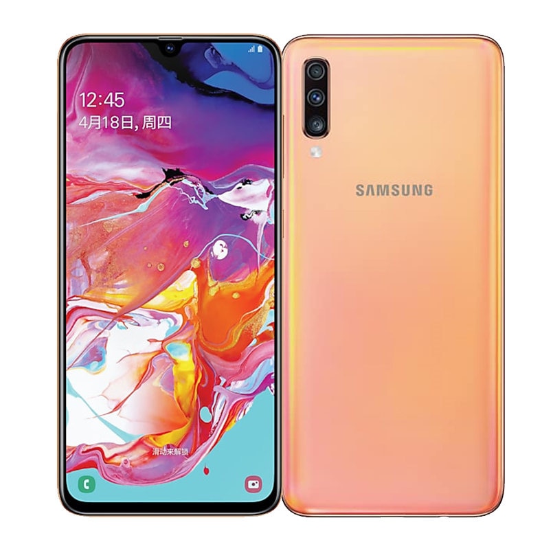 Samsung Galaxy A70 Smartphone 6.7 " Water Drop Screen 6GB/8GB 128GB 25W Fast Charger 32MP Front Camera 4500mAh 4G mobile phone