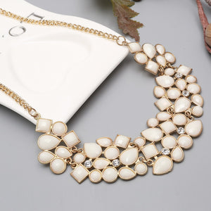Bohemia Ethnic Necklace & Pendant Multi Layer Beads Jewelry Vintage Statement Long Necklace Women Handmade Acrylic Jewelry