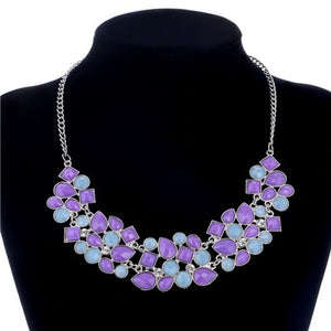 Bohemia Ethnic Necklace & Pendant Multi Layer Beads Jewelry Vintage Statement Long Necklace Women Handmade Acrylic Jewelry