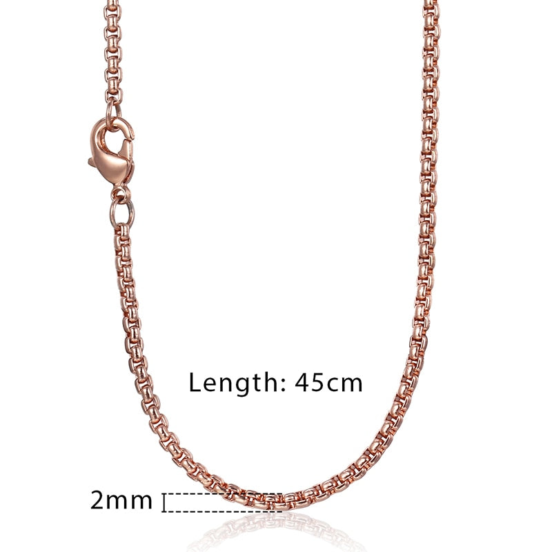 Zodiac Sign 12 Constellation Pendant Necklace for Women Men 585 Rose Gold Womens Necklace Mens Chain Gift Fashion Jewelry GPM21