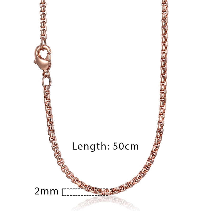 Zodiac Sign 12 Constellation Pendant Necklace for Women Men 585 Rose Gold Womens Necklace Mens Chain Gift Fashion Jewelry GPM21