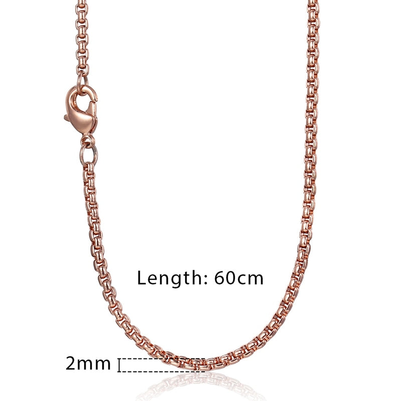 Zodiac Sign 12 Constellation Pendant Necklace for Women Men 585 Rose Gold Womens Necklace Mens Chain Gift Fashion Jewelry GPM21
