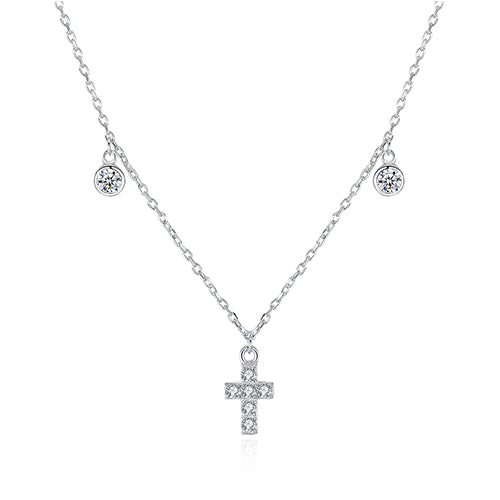 ELESHE 2019 New Luxury Fashion Round Coin Choker Necklace for Women 925 Sterling Silver Chain Necklace Collier Femme