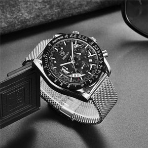 BENYAR 2019 new Quartz luxury waterproof military chronograph Sport casual fashion brand men watch stainless steel Reloj Hombre