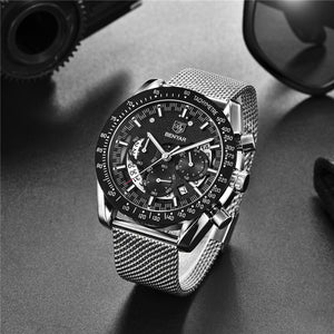 BENYAR 2019 new Quartz luxury waterproof military chronograph Sport casual fashion brand men watch stainless steel Reloj Hombre