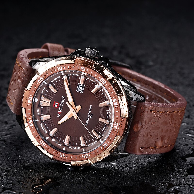 relogio masculino NAVIFORCE Brand Fashion Men's Watch Quartz Watch Men Waterproof Wrist watch Military Clock 9056 dropshipping