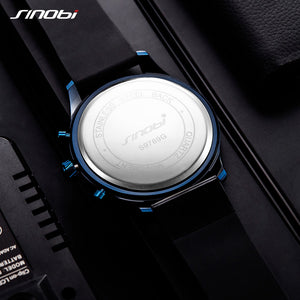 Relojes Hombre SINOBI Car Creative Men Watch Mens Fashion Speed Racing Sport Time Chronograph Silicone Watches Quartz Wristwatch