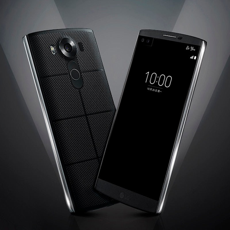 Original Unlocked LG V10 H901/H961 single/dual sim 5.7" 4GB RAM 64GB ROM 3 cameras Refurbished Mobile Phone NO Hebrew language