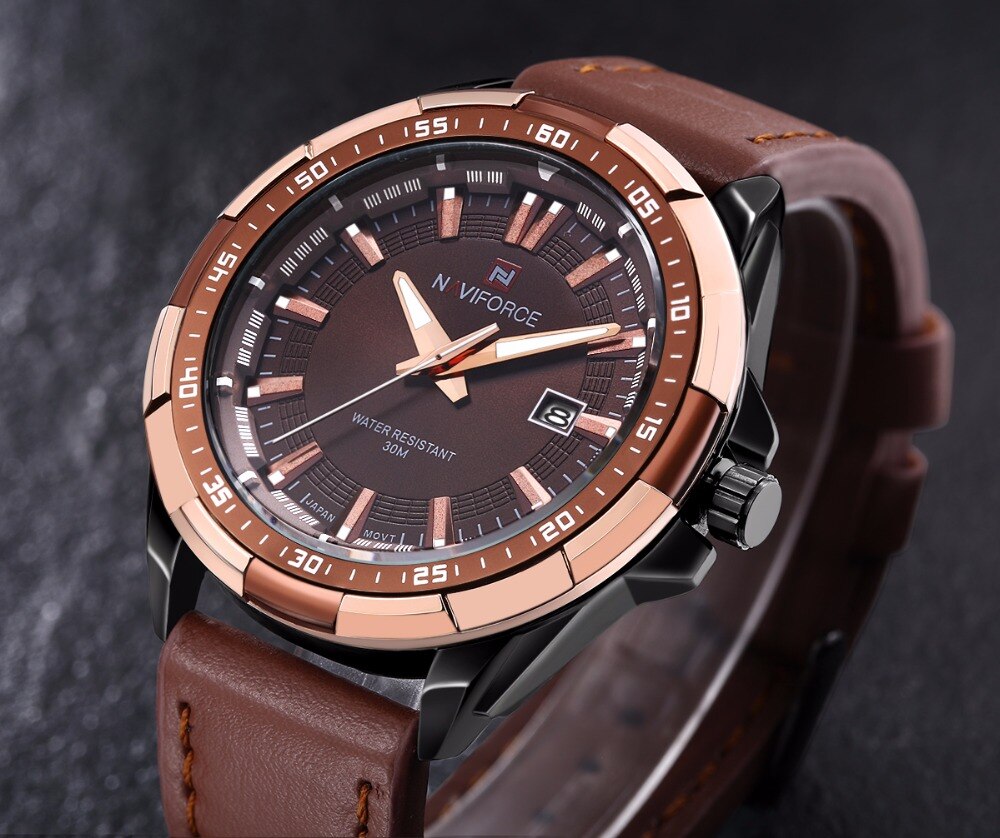 relogio masculino NAVIFORCE Brand Fashion Men's Watch Quartz Watch Men Waterproof Wrist watch Military Clock 9056 dropshipping