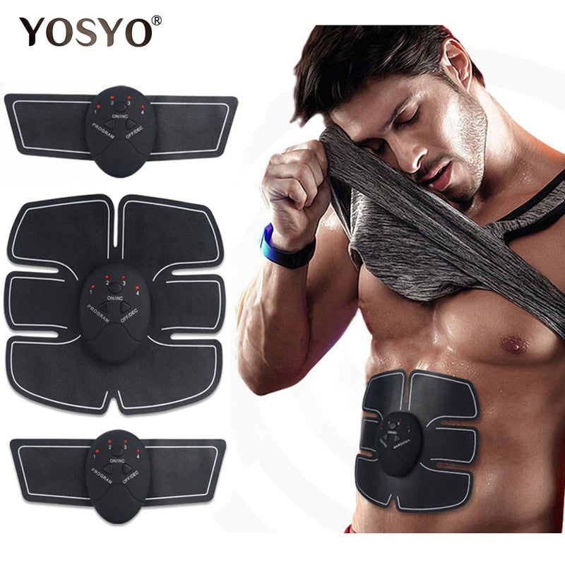 Tissouoy EMS Electric Abdominal Slimming Waist Belts Muscle Stimulator  Fitness Trainer
