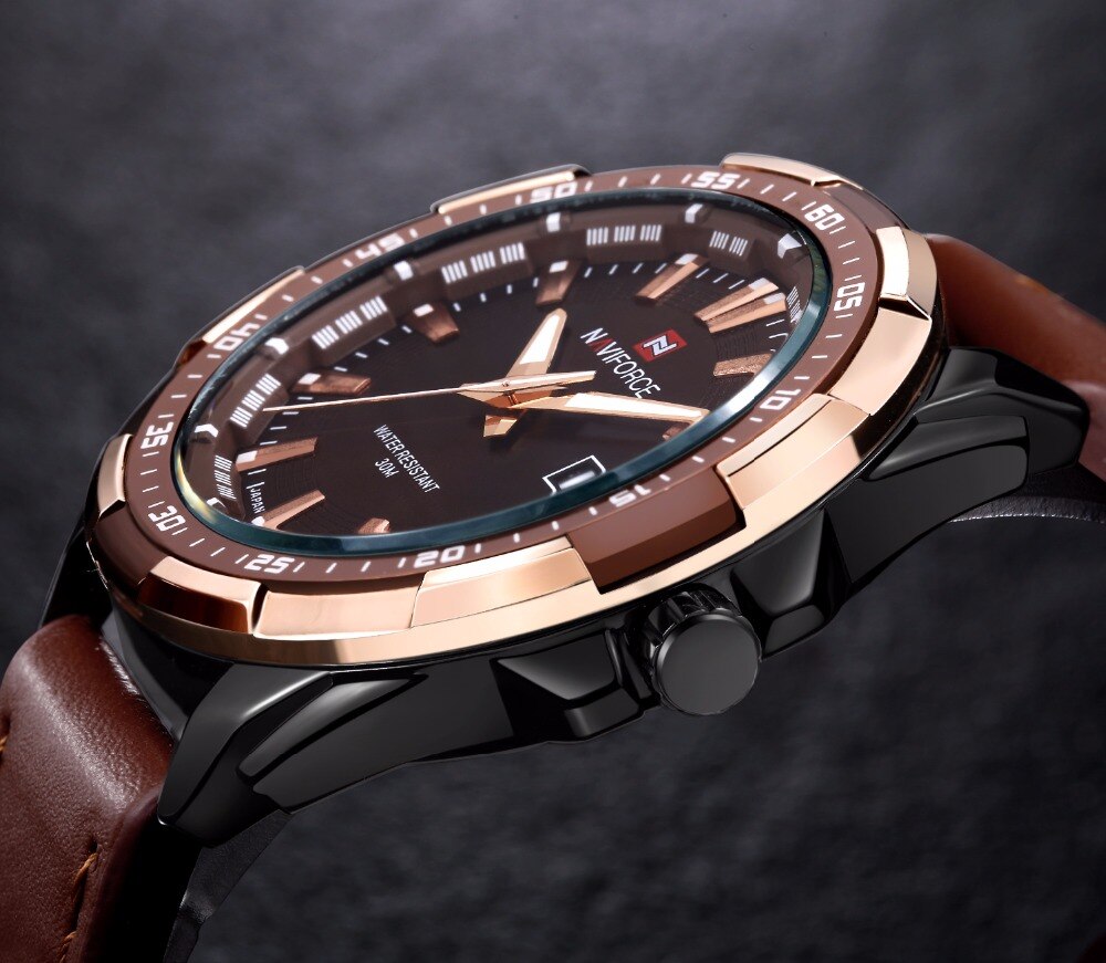 relogio masculino NAVIFORCE Brand Fashion Men's Watch Quartz Watch Men Waterproof Wrist watch Military Clock 9056 dropshipping
