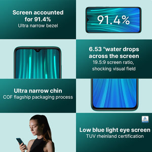 Global Version Xiaomi Redmi Note 8 Pro 6GB 64GB Mobile Phone 64MP Quad Camera MTK Helio G90T Octa Core Smartphone 4500mAh NFC