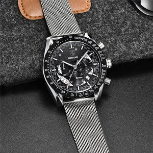 BENYAR 2019 new Quartz luxury waterproof military chronograph Sport casual fashion brand men watch stainless steel Reloj Hombre