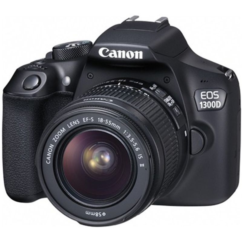 Nouvel appareil photo Wi-Fi Canon EOS 1300D Rebel T6 DSLR et objectif EF-S 18-55mm et objectif EF-S 55-250mm IS STM